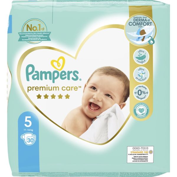 Pampers Pampers Premium Care Size 5 еднократни пелени 11-16 kg 30 бр.