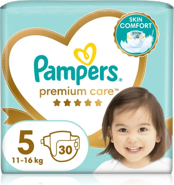 Pampers Pampers Premium Care Size 5 еднократни пелени 11-16 kg 30 бр.