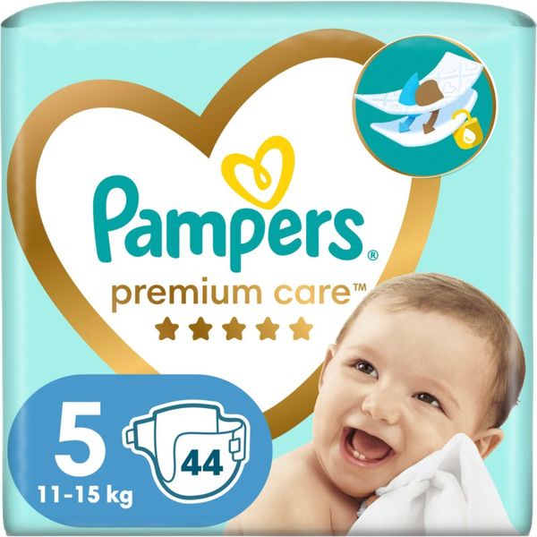 Pampers Pampers Premium Care Size 5 еднократни пелени 11-16 kg 44 бр.