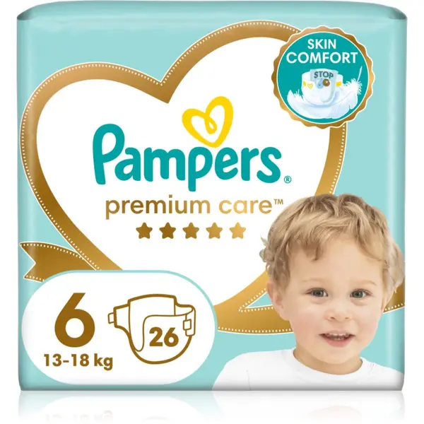 Pampers Pampers Premium Care Size 6 еднократни пелени 13-18 kg 26 бр.