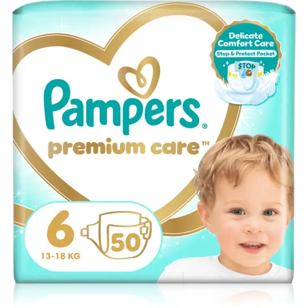 Pampers Pampers Premium Care Size 6 еднократни пелени 13-18 kg 50 бр.