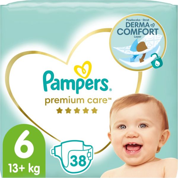 Pampers Pampers Premium Care Size 6 еднократни пелени 13+ kg 38 бр.