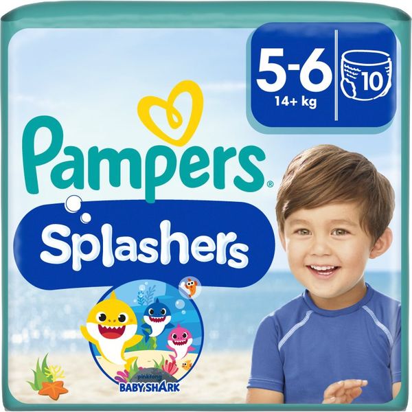 Pampers Pampers Splashers 5-6 пелени-гащички за плуване 14+ kg 10 бр.
