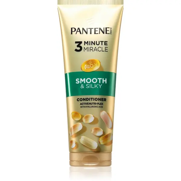 Pantene Pantene 3 Minute Miracle Smooth&Silky дълбоко действащ триминутен балсам за увредена коса 220 мл.
