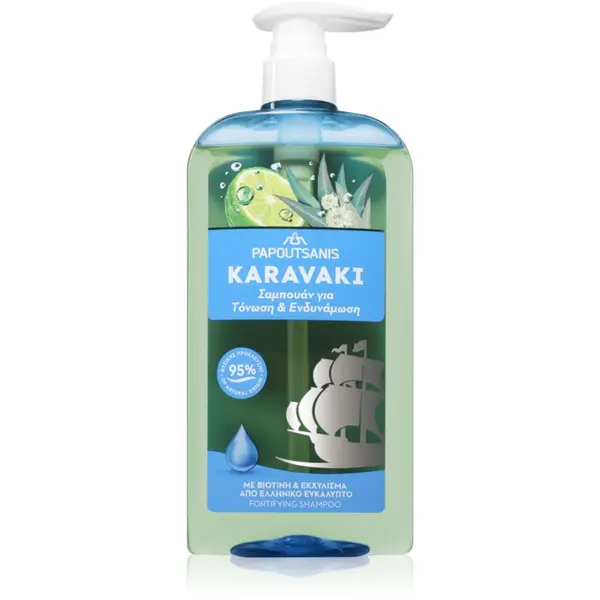PAPOUTSANIS PAPOUTSANIS Karavaki Tonic & Strength шампоан За коса 600 мл.