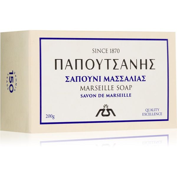 PAPOUTSANIS PAPOUTSANIS Marseille почистващ твърд сапун 200 гр.