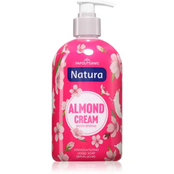 PAPOUTSANIS PAPOUTSANIS Natura Almond Cream течен сапун 480 мл.