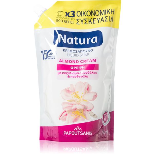 PAPOUTSANIS PAPOUTSANIS Natura Almond Cream течен сапун за ръце 750 мл.