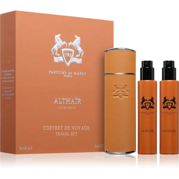 Parfums De Marly Parfums De Marly Althaïr Travel Set комплект за пътуване с калъфка за мъже