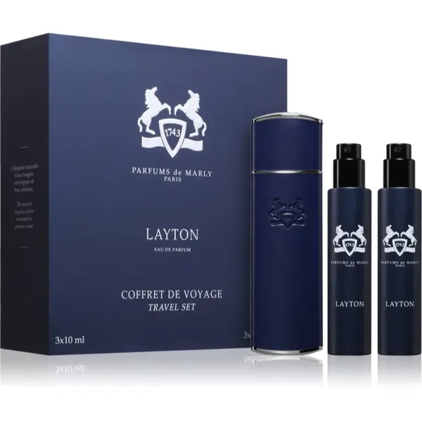 Parfums De Marly Parfums De Marly Layton Travel Set комплект за пътуване с калъфка за мъже