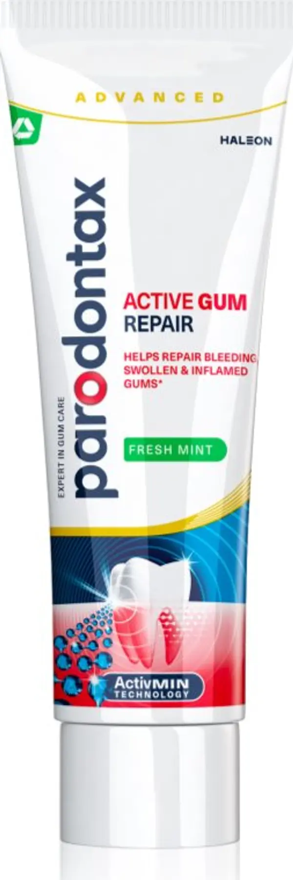 Parodontax Parodontax Active Gum Repair Fresh Mint паста за зъби за здрави венци и цялостна грижа за зъбите 75 мл.
