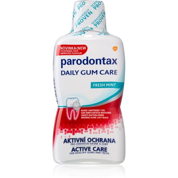 Parodontax Parodontax Daily Gum Care Fresh Mint вода за уста за цялостна защита на зъбите Fresh Mint 500 мл.