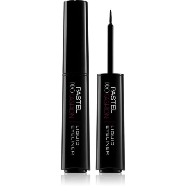 Pastel Pastel Profashion Liquid Eyeliner течни очни линии с матиращ ефект цвят 01 Black 4,62 мл.
