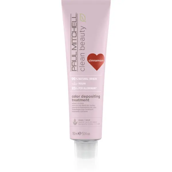 Paul Mitchell Paul Mitchell Clean Beauty Color Depositing Treatment подхранваща маска за боядисана коса цвят Cinnamon 150 мл.
