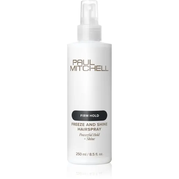 Paul Mitchell Paul Mitchell Firm Hold Freeze and Shine Hairspray лак за коса за груба коса 250 мл.