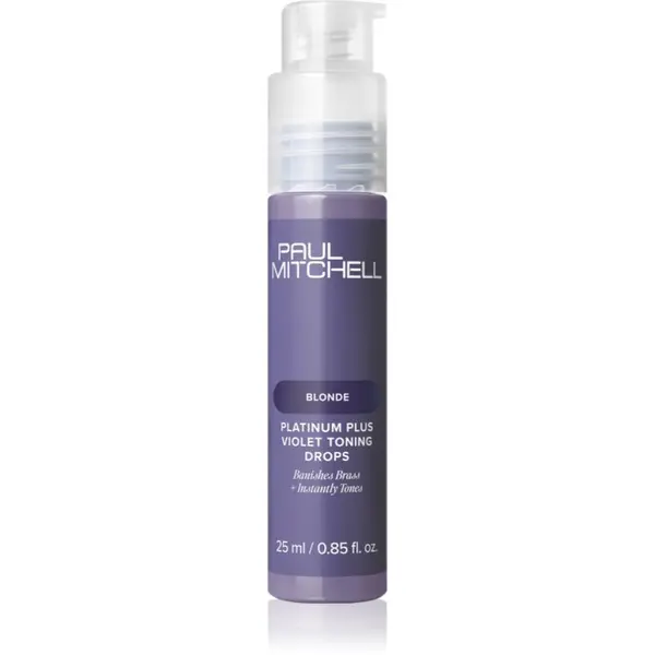 Paul Mitchell Paul Mitchell Platinum Plus Violet Toning Drops капки неутрализиращ жълтеникавите оттенъци 25 мл.
