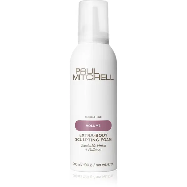Paul Mitchell Paul Mitchell Volume Extra-Body Sculpting Foam стилизираща пяна за обем и блясък 200 мл.