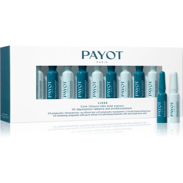 Payot Payot Lisse Cure 10 Jours Rides Éclat Express 10-дневна грижа против бръчки с хиалуронова киселина и ретинол за жени 20x1 мл.