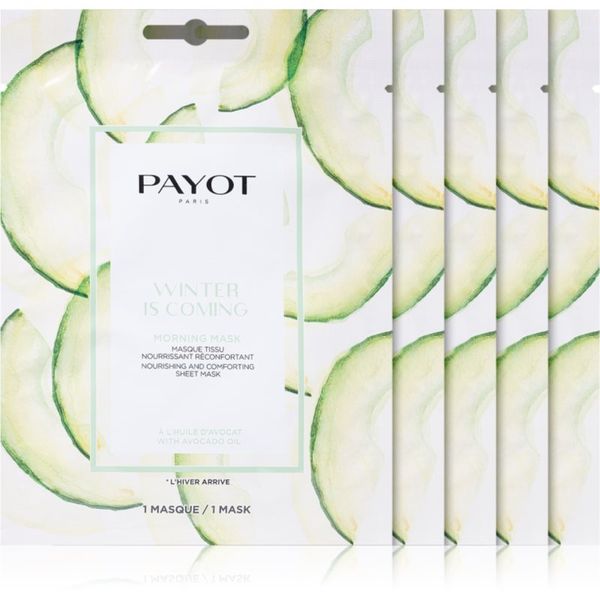 Payot Payot Morning Mask Winter is Coming подхранваща платнена маска 5 бр.
