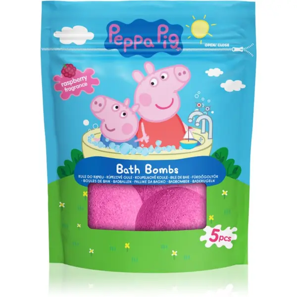 Peppa Pig Peppa Pig Bath Bombs пенлива топка за вана 5x50 гр.