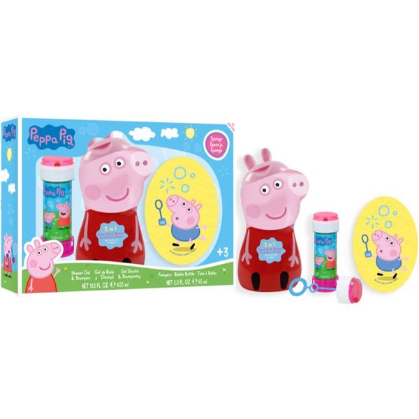 Peppa Pig Peppa Pig Body and Hair подаръчен комплект 3+ (за вана) за деца