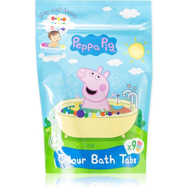 Peppa Pig Peppa Pig Colour Bath Tabs цветни разтворими таблети за вана 9x16 гр.