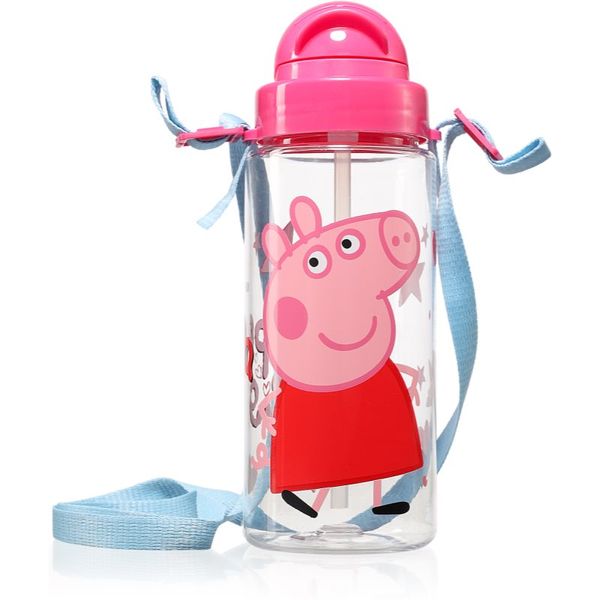 Peppa Pig Peppa Pig Tritan Bottle With Strap бутилка за вода за деца 500 мл.