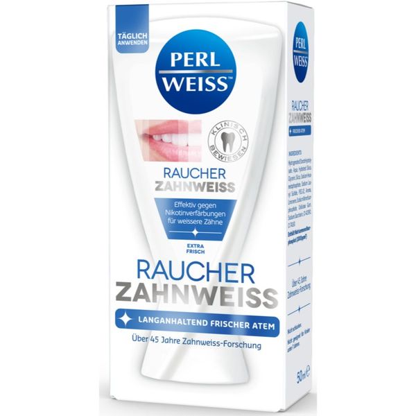 Perl Weiss Perl Weiss Bleaching Toothpaste for Smokers избелваща паста за зъби за пушачи 50 мл.