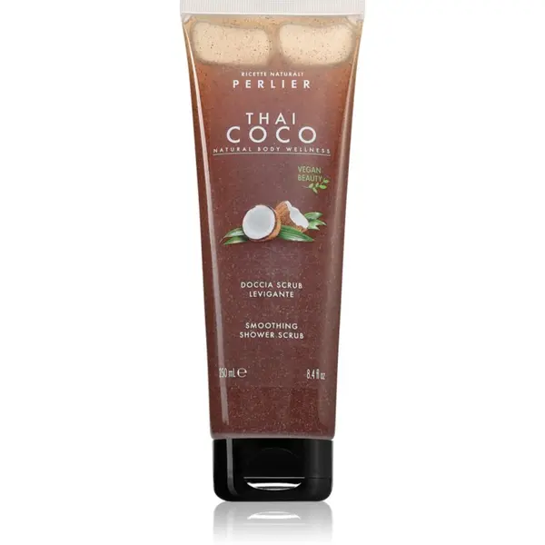 Perlier Perlier Thai Coco Smoothing Shower Scrub пилинг за тяло 250 мл.
