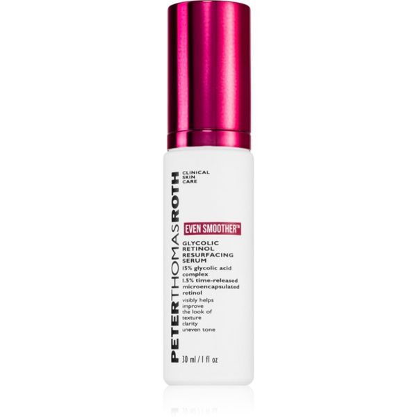 Peter Thomas Roth Peter Thomas Roth Even Smoother Glycolic Retinol Resurfacing Serum интензивен серум с изглаждащ ефект 30 мл.