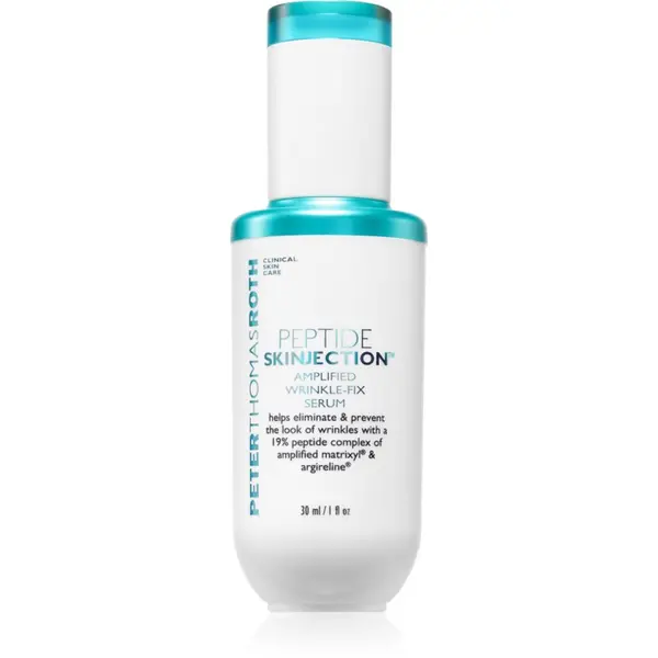 Peter Thomas Roth Peter Thomas Roth Peptide Skinjection™ Amplified Wrinkle-Fix Serum Refillable интензивен стягащ серум за мигновено изглаждане на бръчките за многократ