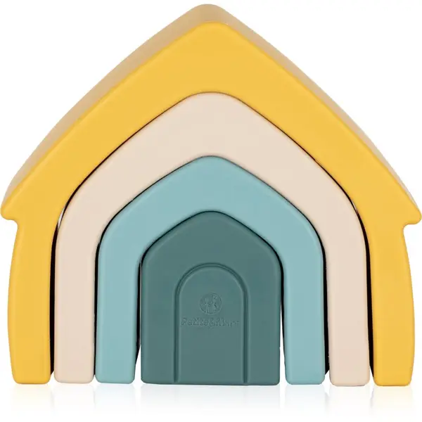 Petite&Mars Petite&Mars House 12m+ играчка за подреждане Intense Ochre 1 бр.