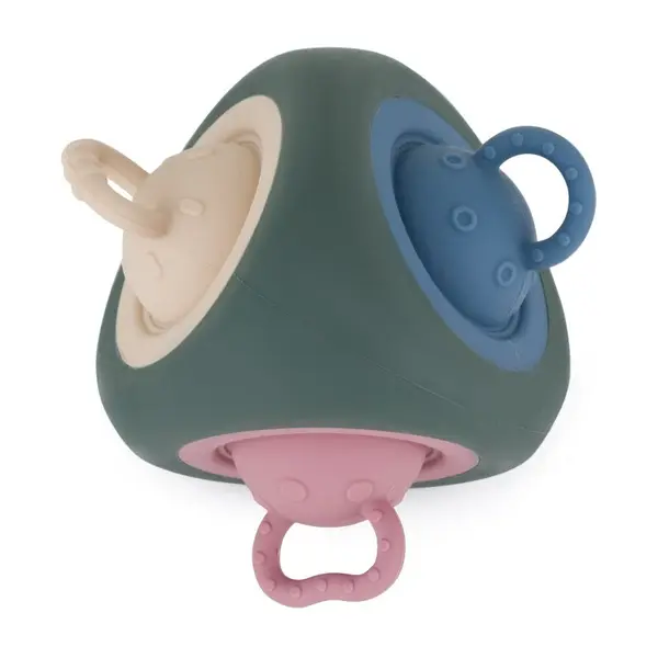 Petite&Mars Petite&Mars Pop Up Triangle 10m+ гризалка Misty Green 1 бр.