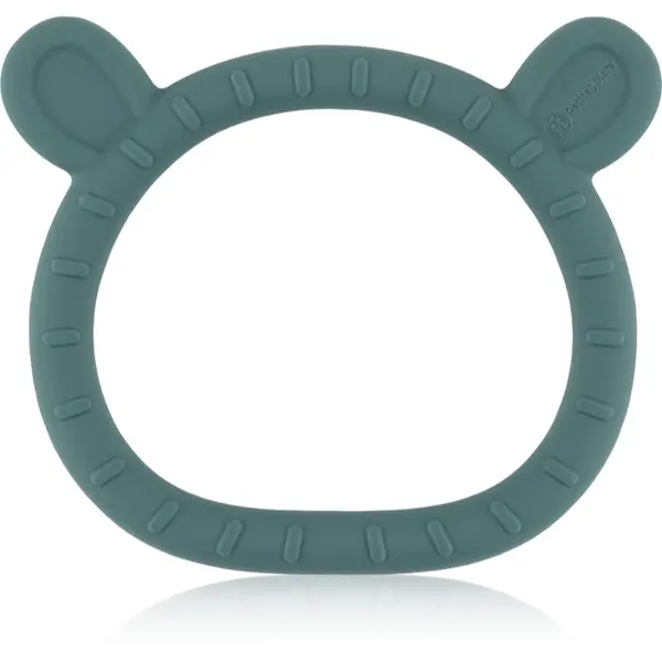Petite&Mars Petite&Mars Silicone teether Teddy гризалка за деца от раждането им Misty Green 1 бр.