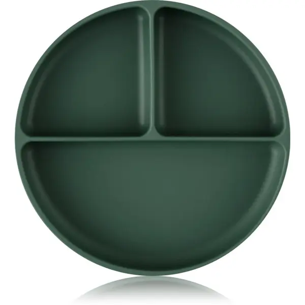 Petite&Mars Petite&Mars Take&Match 6m+ разделена чиния кръгъл Misty Green 1 бр.