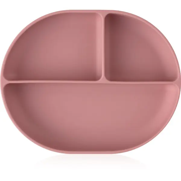 Petite&Mars Petite&Mars Take&Match 6m+ разделена чиния с вендуза Dusty Rose 1 бр.
