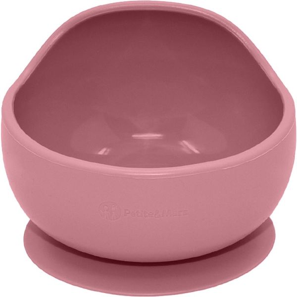 Petite&Mars Petite&Mars Take&Match Silicone Bowl купичка с вендуза Dusty Rose 6 m+ 360 мл.