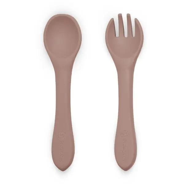 Petite&Mars Petite&Mars Take&Match Silicone Cutlery прибор Velvet Latte 6m+ 2 бр.