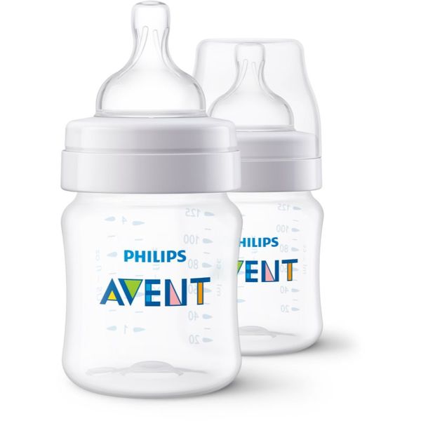 Philips Avent Philips Avent Anti-colic бебешко шише против колики 0 m+ 2x125 мл.