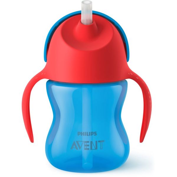 Philips Avent Philips Avent Cup with Straw чаша с огъваща се сламка 9m+ Boy 200 мл.