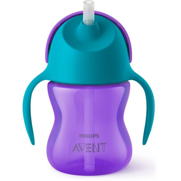 Philips Avent Philips Avent Cup with Straw чаша с огъваща се сламка 9m+ Girl 200 мл.