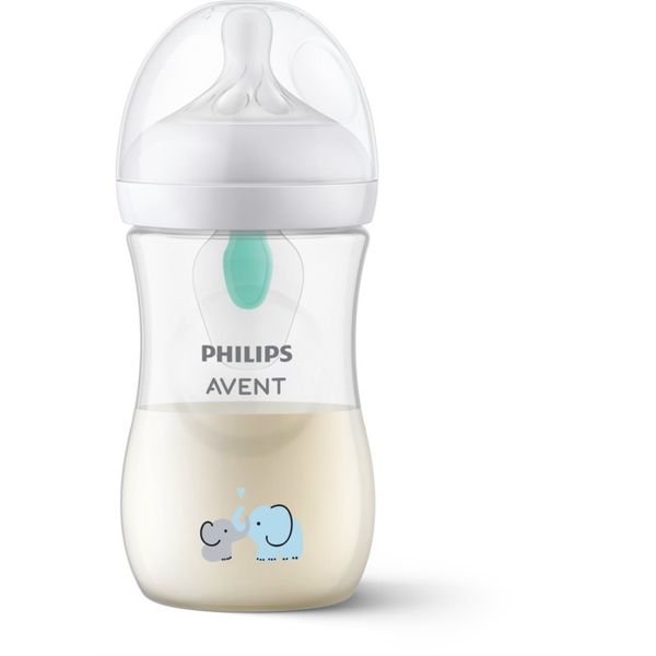 Philips Avent Philips Avent Natural Response AirFree vent бебешко шише 1 m+ Elephant 260 мл.