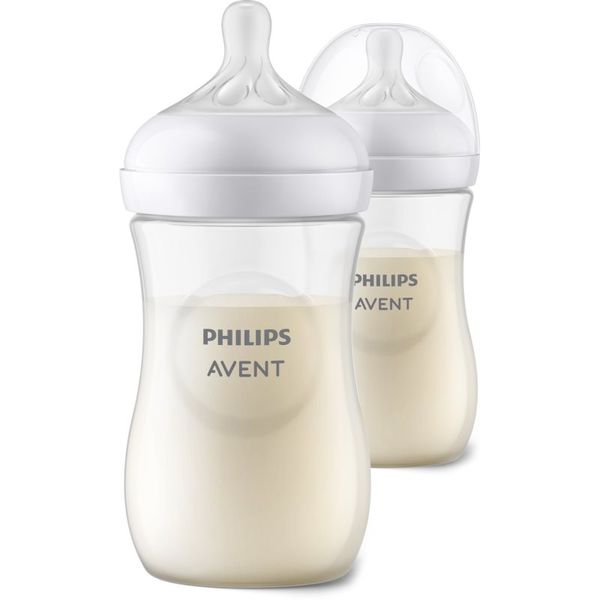 Philips Avent Philips Avent Natural Response Baby Bottle бебешко шише 1 m+ 2x260 мл.