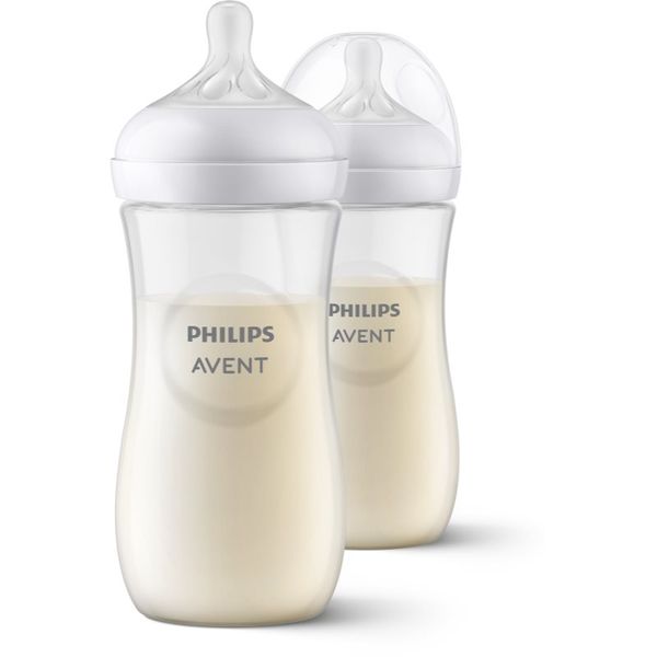 Philips Avent Philips Avent Natural Response Baby Bottle бебешко шише 3 m+ 2x330 мл.
