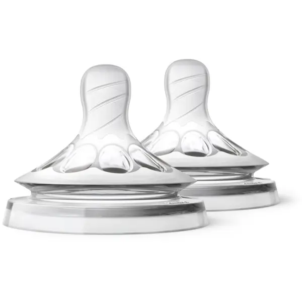 Philips Avent Philips Avent Natural SCF657/27 биберон за шише First Flow 0 m 2 бр.