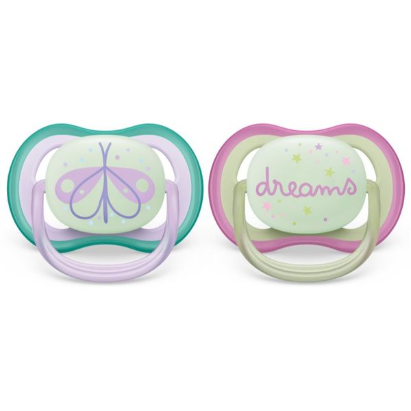 Philips Avent Philips Avent Ultra Air Night 0-6 m биберон 2 бр.