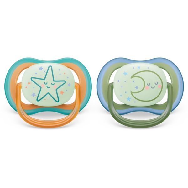 Philips Avent Philips Avent Ultra Air Night 18m+ биберон Neutral 2 бр.