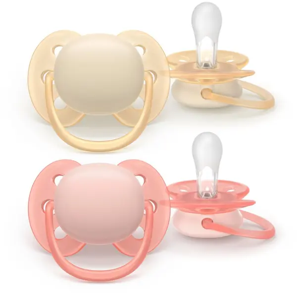 Philips Avent Philips Avent Ultrasoft SCF091/38 0-6 m биберон Girl 2 бр.