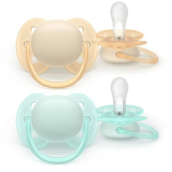 Philips Avent Philips Avent Ultrasoft SCF091/40 0-6 m биберон Neutral 2 бр.