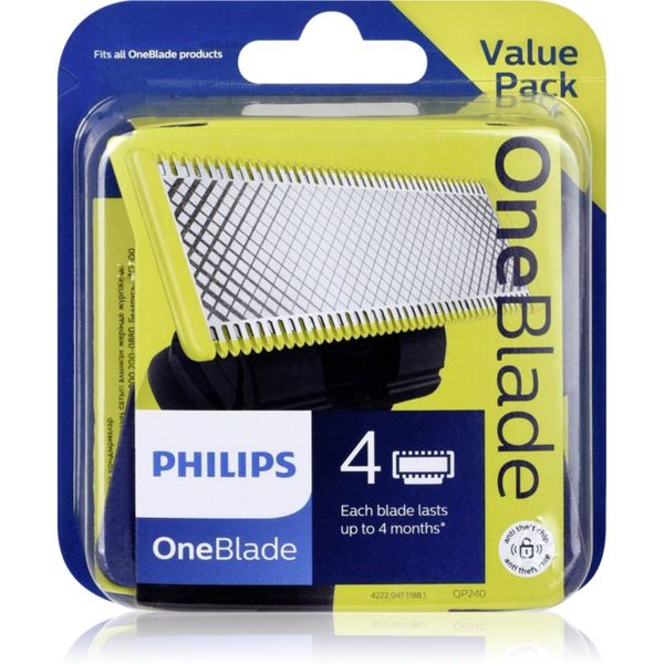 Philips Philips OneBlade QP240/50 Резервни остриета 4 бр.
